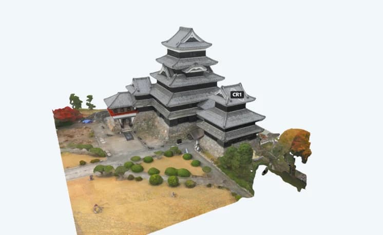3D model of Matsumoto Castle