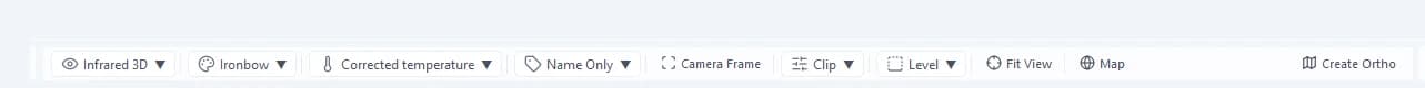 3D viewer toolbar